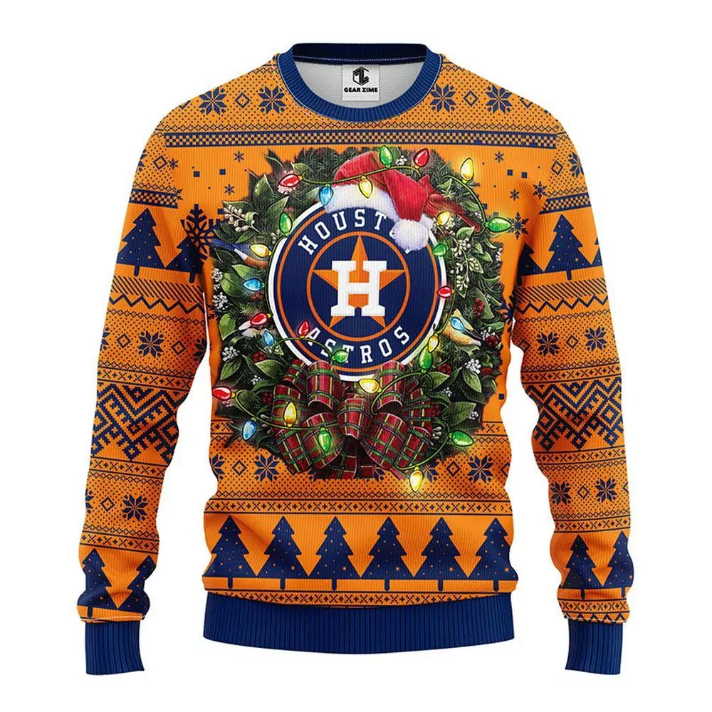 Houston Astros Party Ideas Christmas 3d ugly sweatshirt