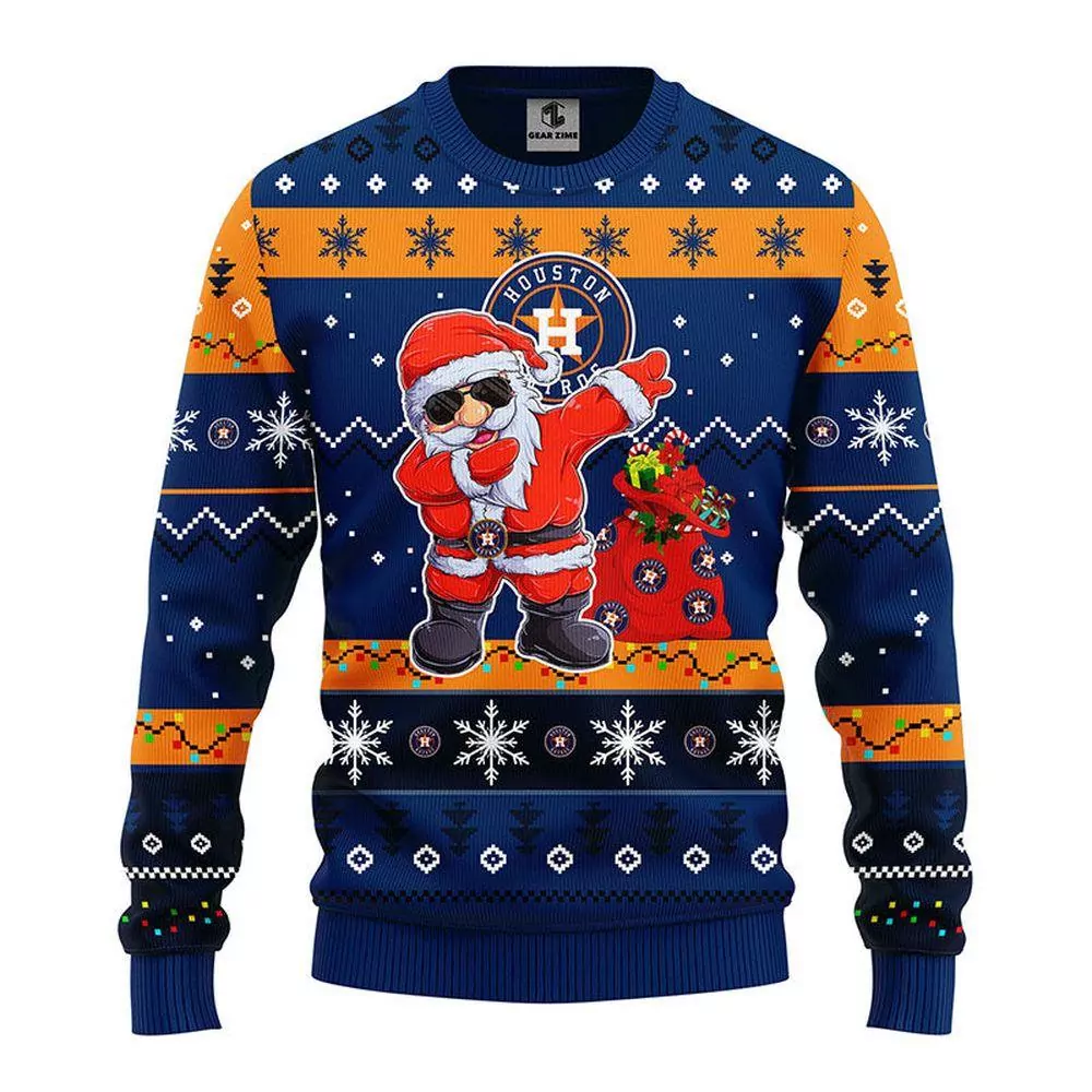 Houston Astros Party Ideas Christmas 3d ugly sweatshirt