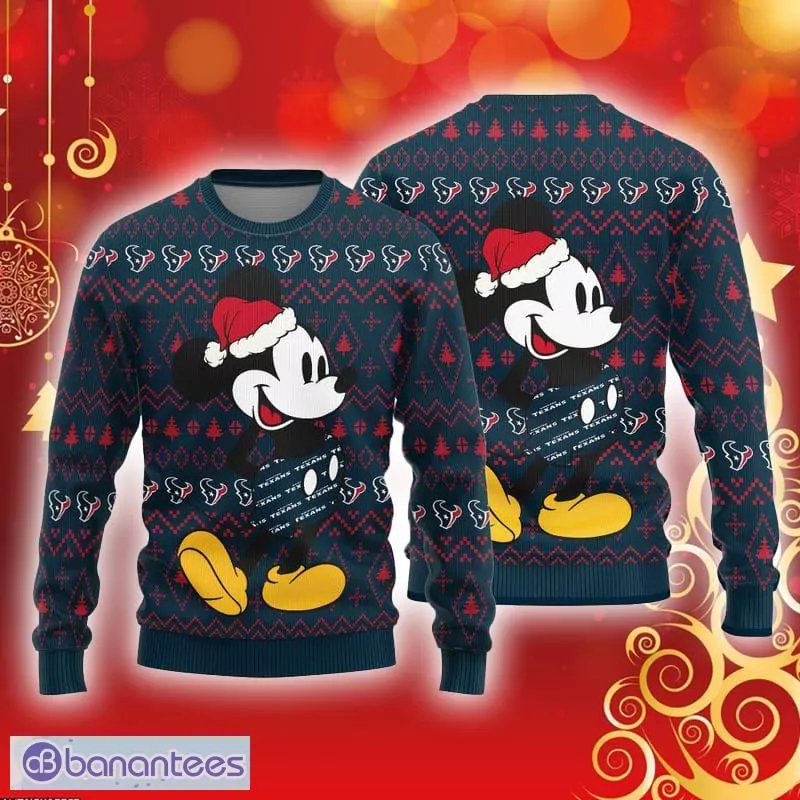 Houston Texans I’t A Good Day To Be A Christmas Custom Name 3d ugly sweatshirt