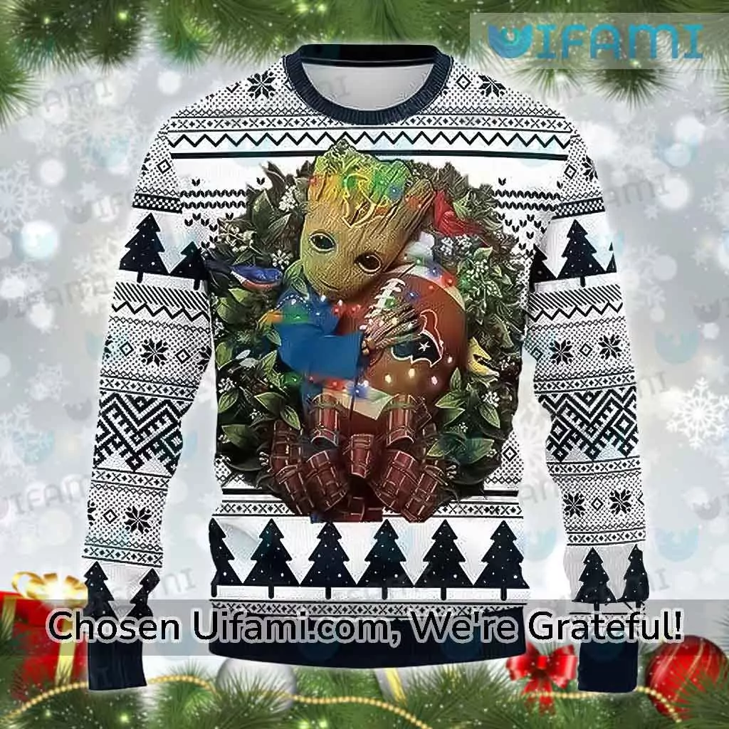 Houston Texans Selected Houston Texans Christmas Gifts 3d ugly sweatshirt