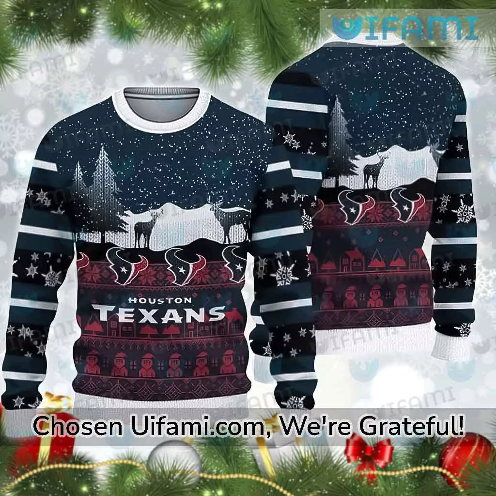 Houston Texans Selected Houston Texans Christmas Gifts 3d ugly sweatshirt