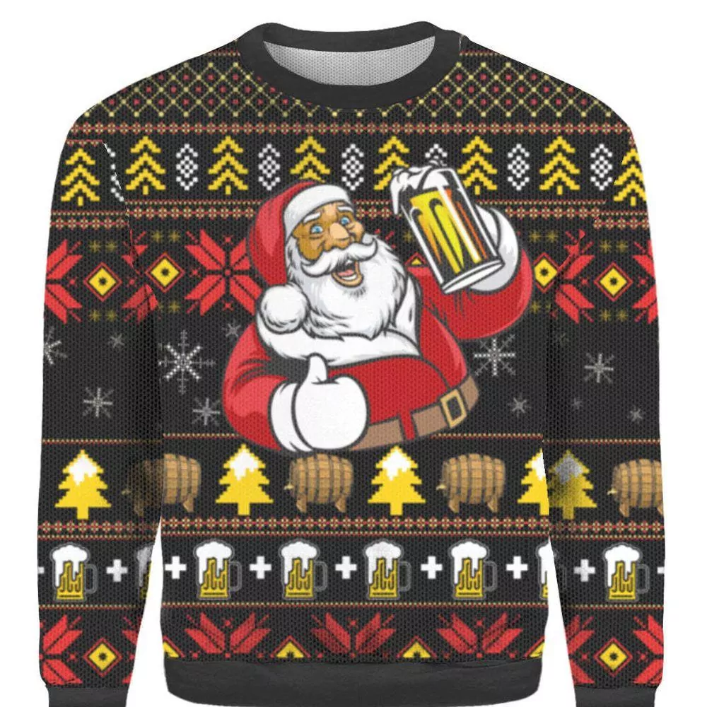 Its The Most Wonderful Time For A Beer Christmas Us3115 Awesome 3d ugly sweatshirt