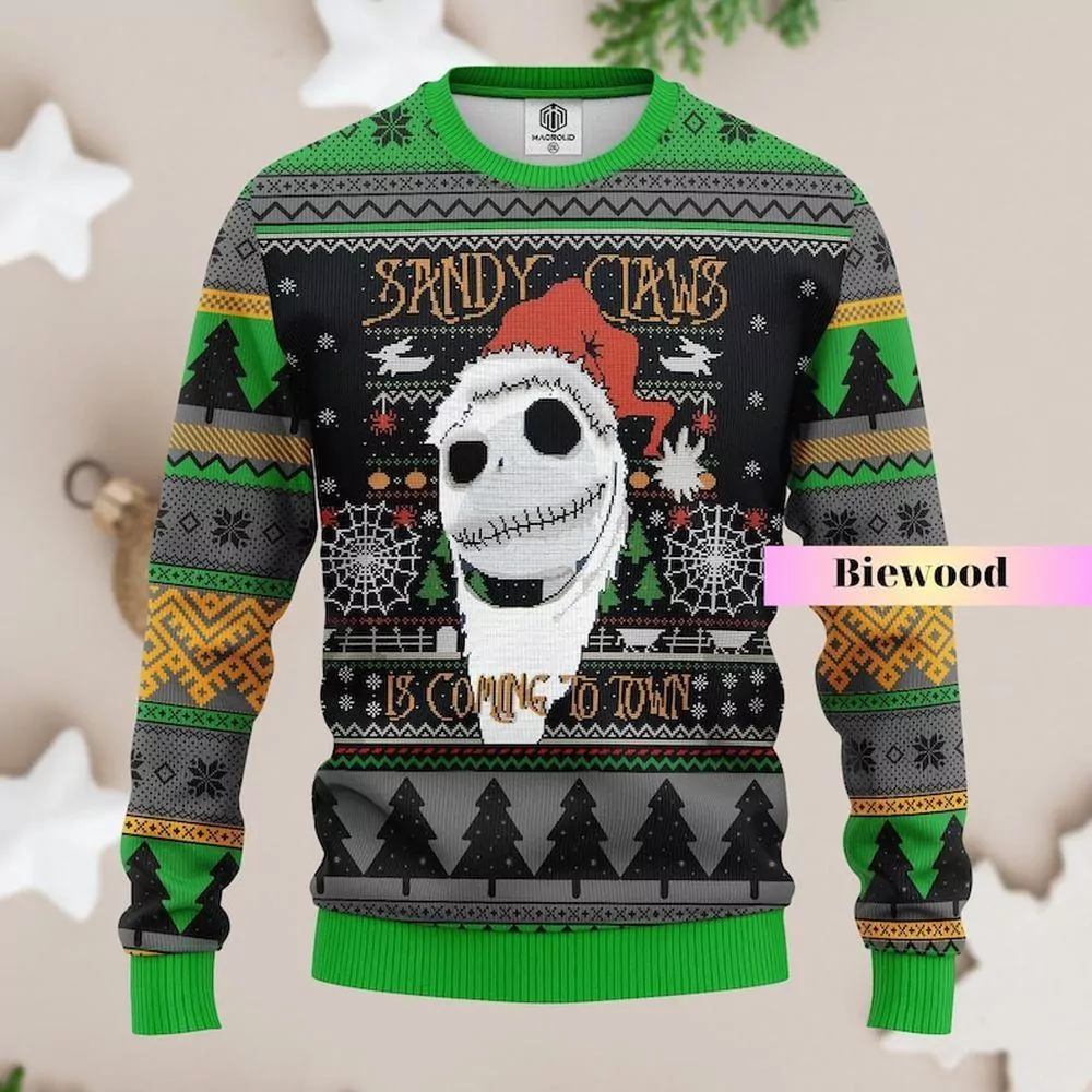 Jack Skellington Nightmare Before Christmas Whats This Christmas Awesome 3d ugly sweatshirt