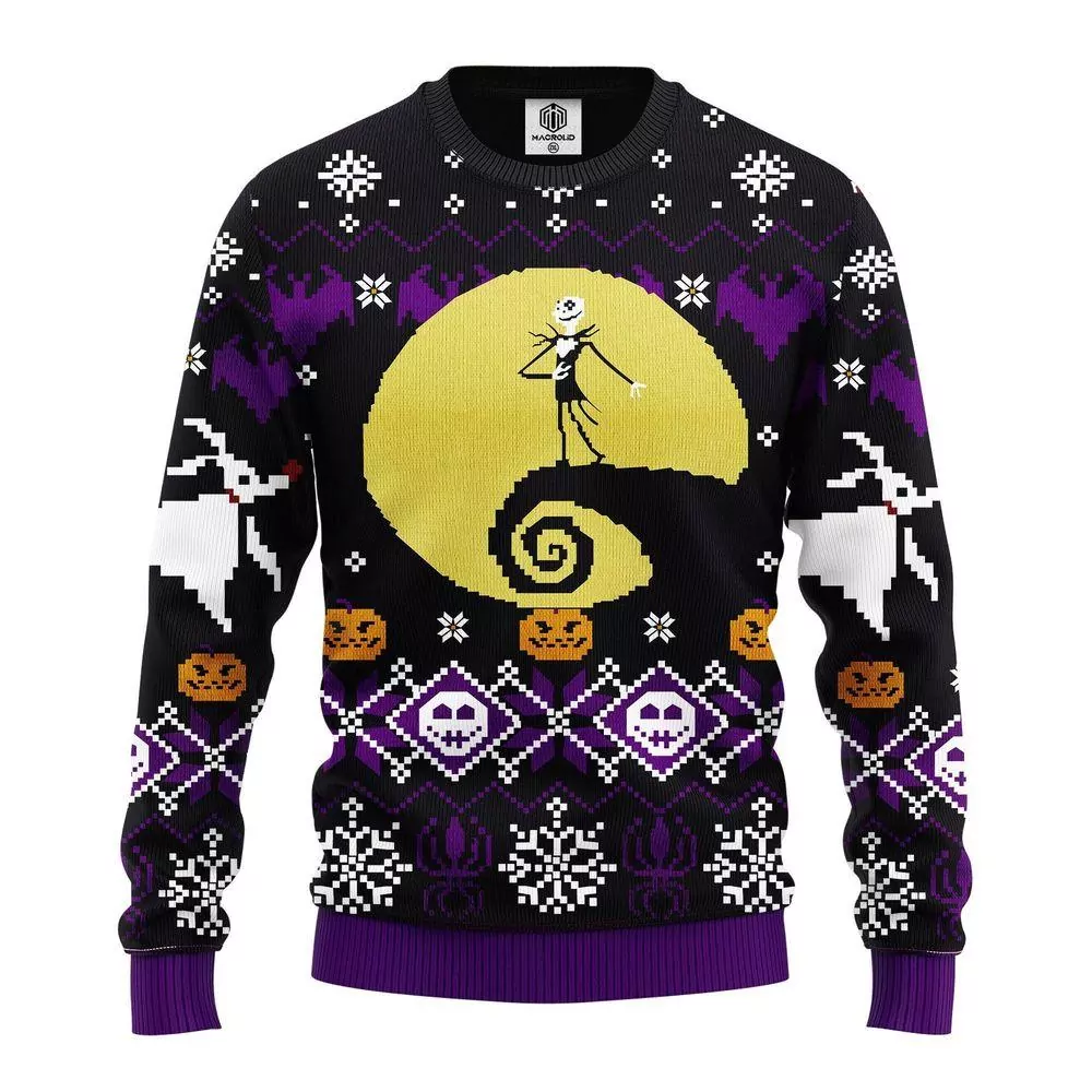 Jack Skellington Pumpkin Custom Apparel Limited 3d ugly sweatshirt