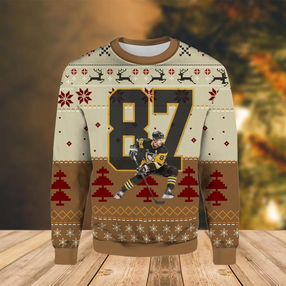 Jarry And Crosby Pittsburgh Penguins 3d ugly sweatshirt
