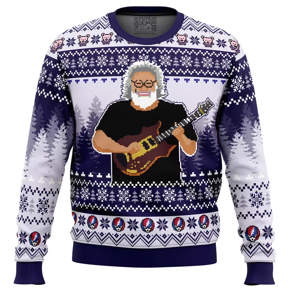 Jerry Garcia Grateful Dead Christmas Holiday 3d ugly sweatshirt