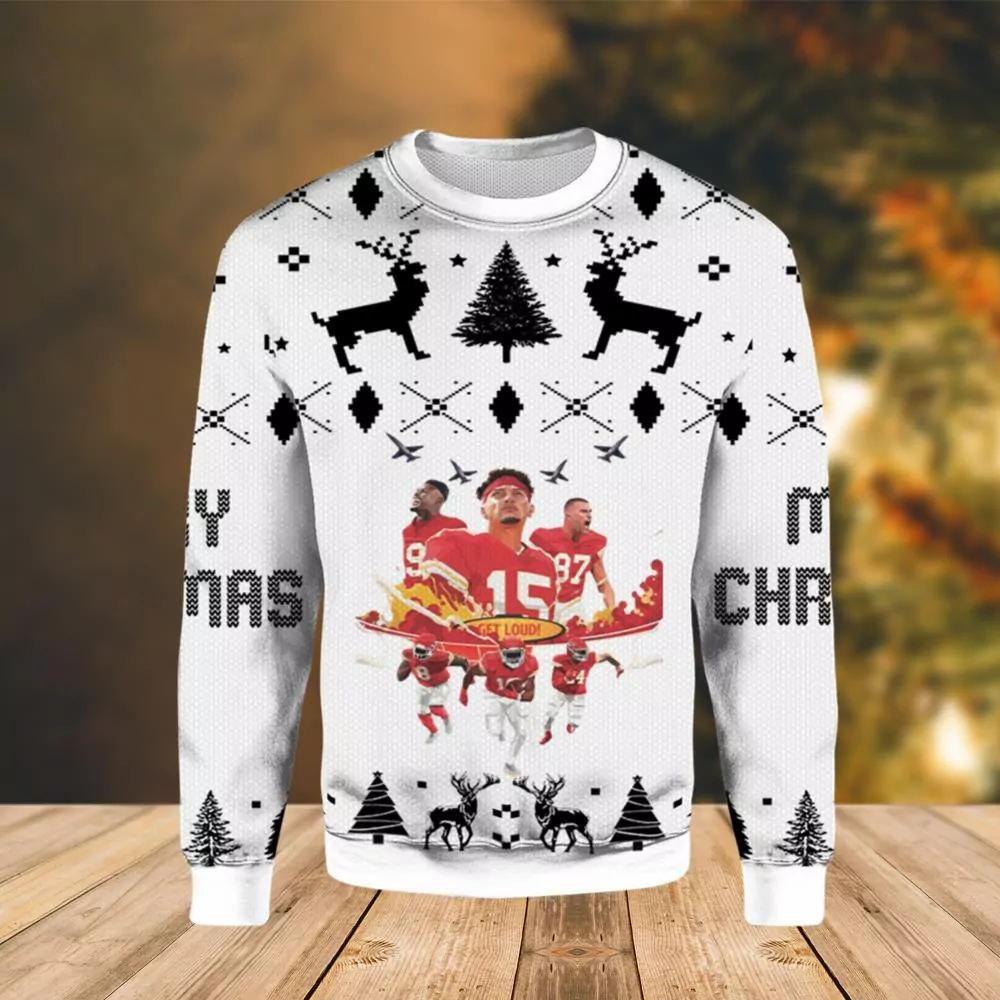 Kansas City Chiefs Christmas 18 3d ugly sweatshirt