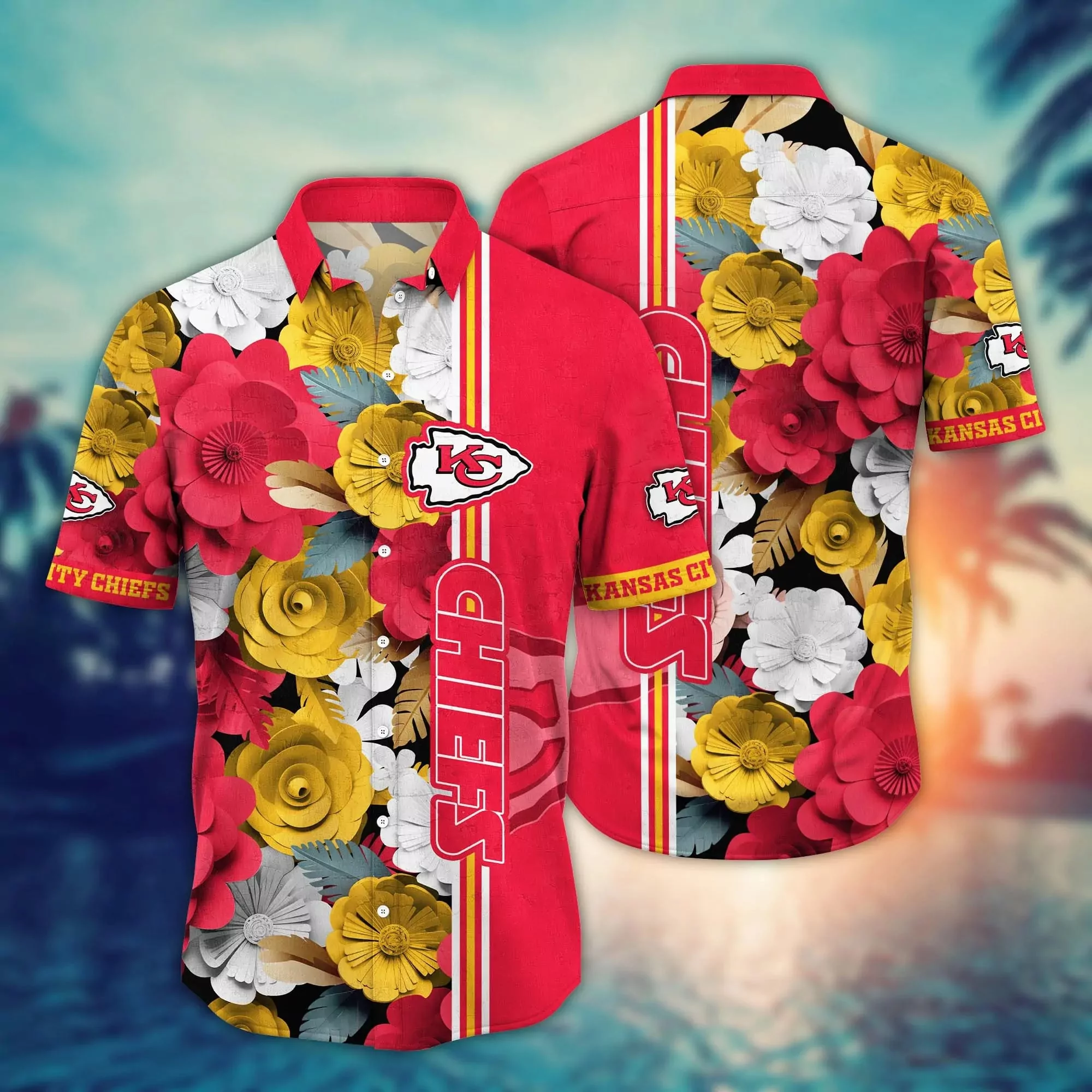 Kansas City Chiefs Daisy Dream Hawaiian 3d hawaiian Shirt