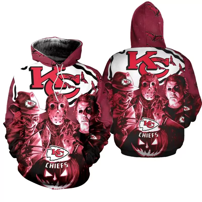 Kansas City Chiefs Death God Red Black Adult Dm240 3d