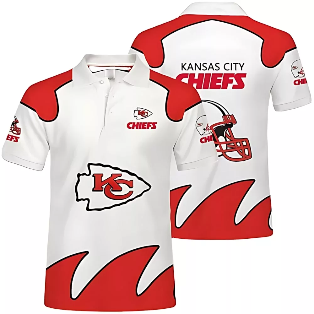 Kansas City Chiefs Dynamic Stripes 3d polo