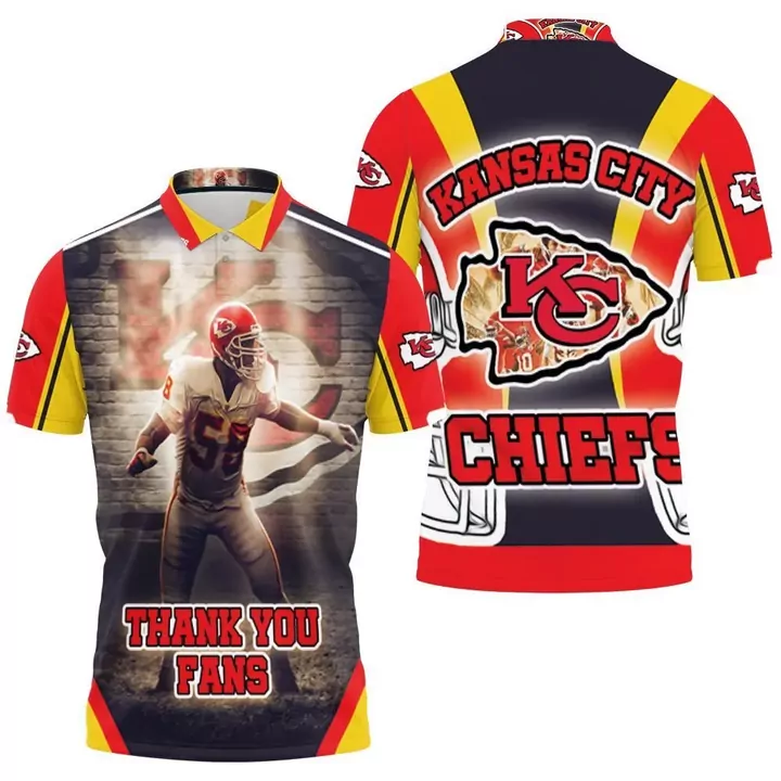 Kansas City Chiefs Fan Gratitude 3d polo