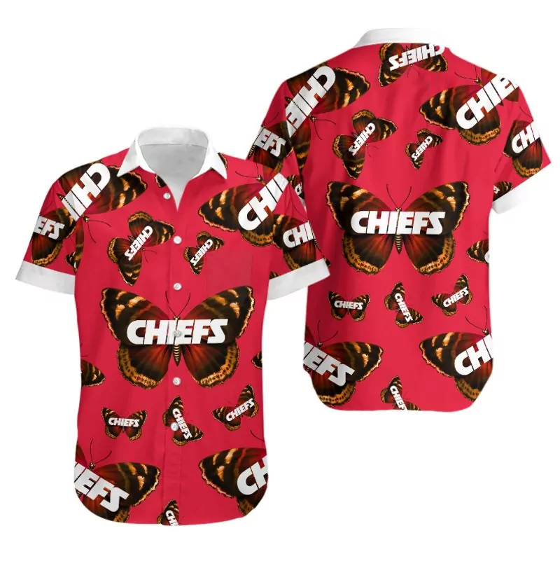 Kansas City Chiefs Flower and Logo Hawaiian and Shorts Summer 07310 3d hawaiian Shirt