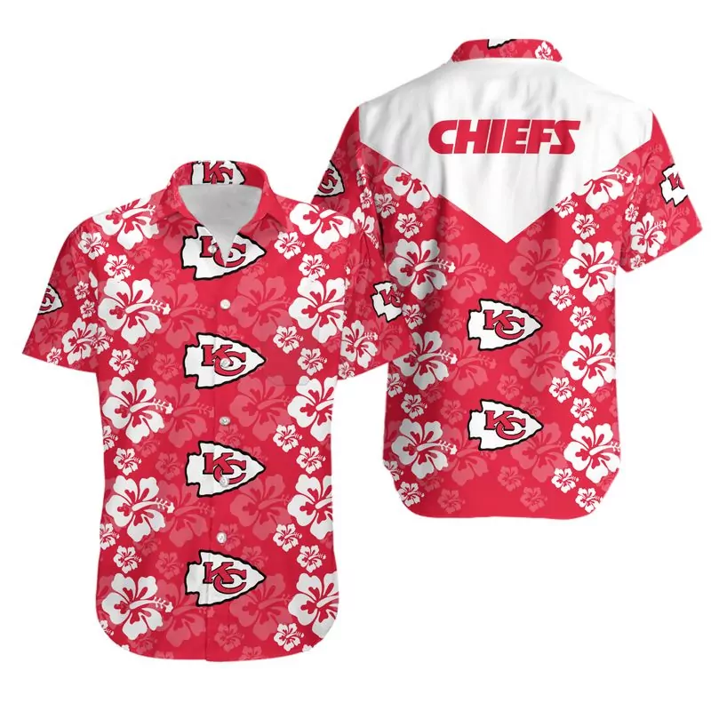 Kansas City Chiefs Flowers Hawaiian and Shorts Summer 06810 3d hawaiian Shirt