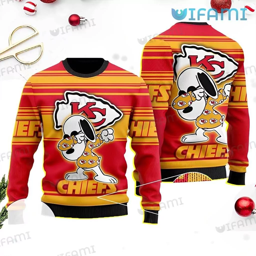 Kansas City Chiefs Grateful Dead Skull And Bears Wool Christmas 3d ugly sweatshirt
