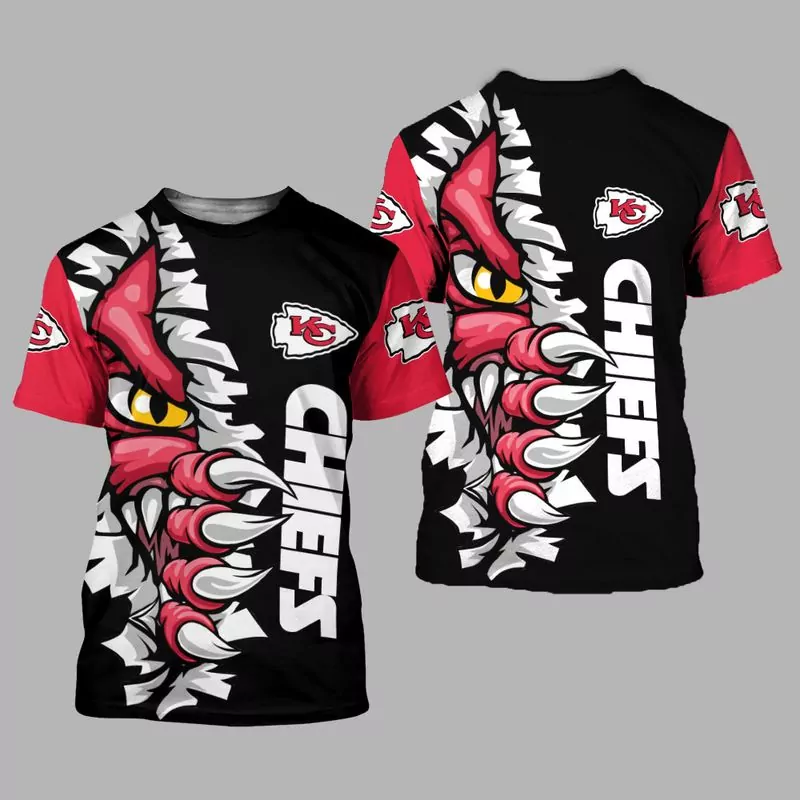 Kansas City Chiefs Halloween Monster Limited Edition Unisex s 26610 3d tshirt