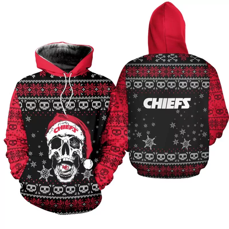 Kansas City Chiefs Halloween Scarecrow Edition Unisex Zip Up 26710 3d