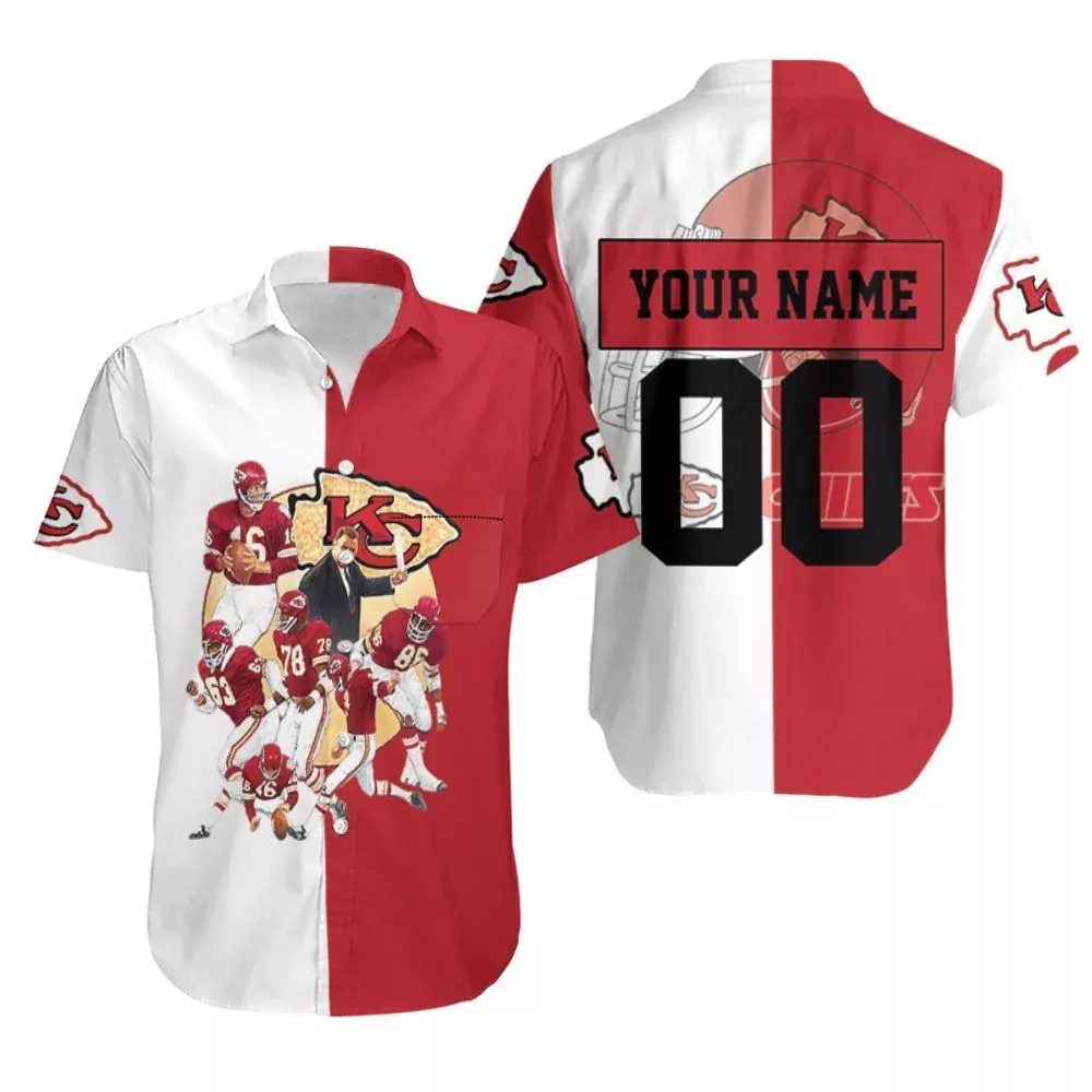 Kansas City Chiefs Hawaiian Sunset Warrior 3d hawaiian Shirt