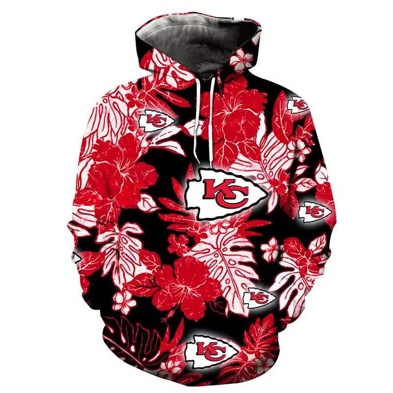 Kansas City Chiefs Hawaiian Tropical Flower Limited Edition Womens Us 02927 3d
