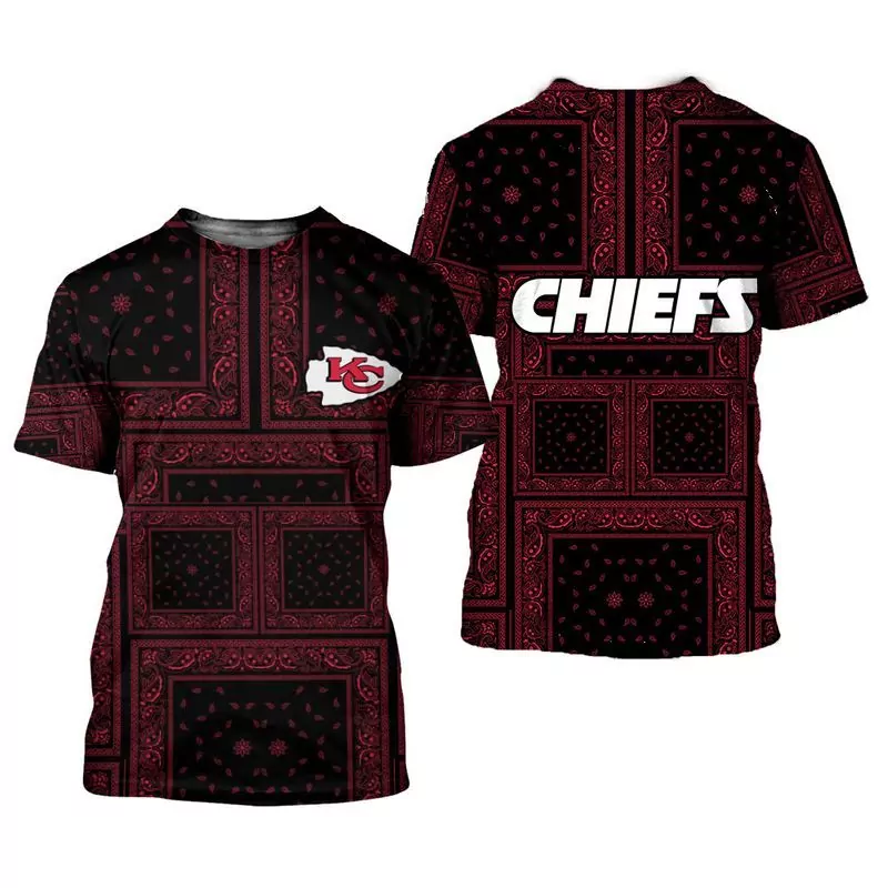 Kansas City Chiefs Limited Edition Bandana Skull 11810 3d tshirt