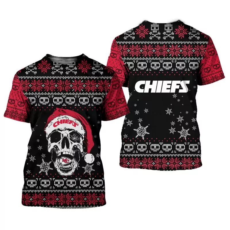 Kansas City Chiefs Limited Edition Bandana Skull 11810 3d tshirt