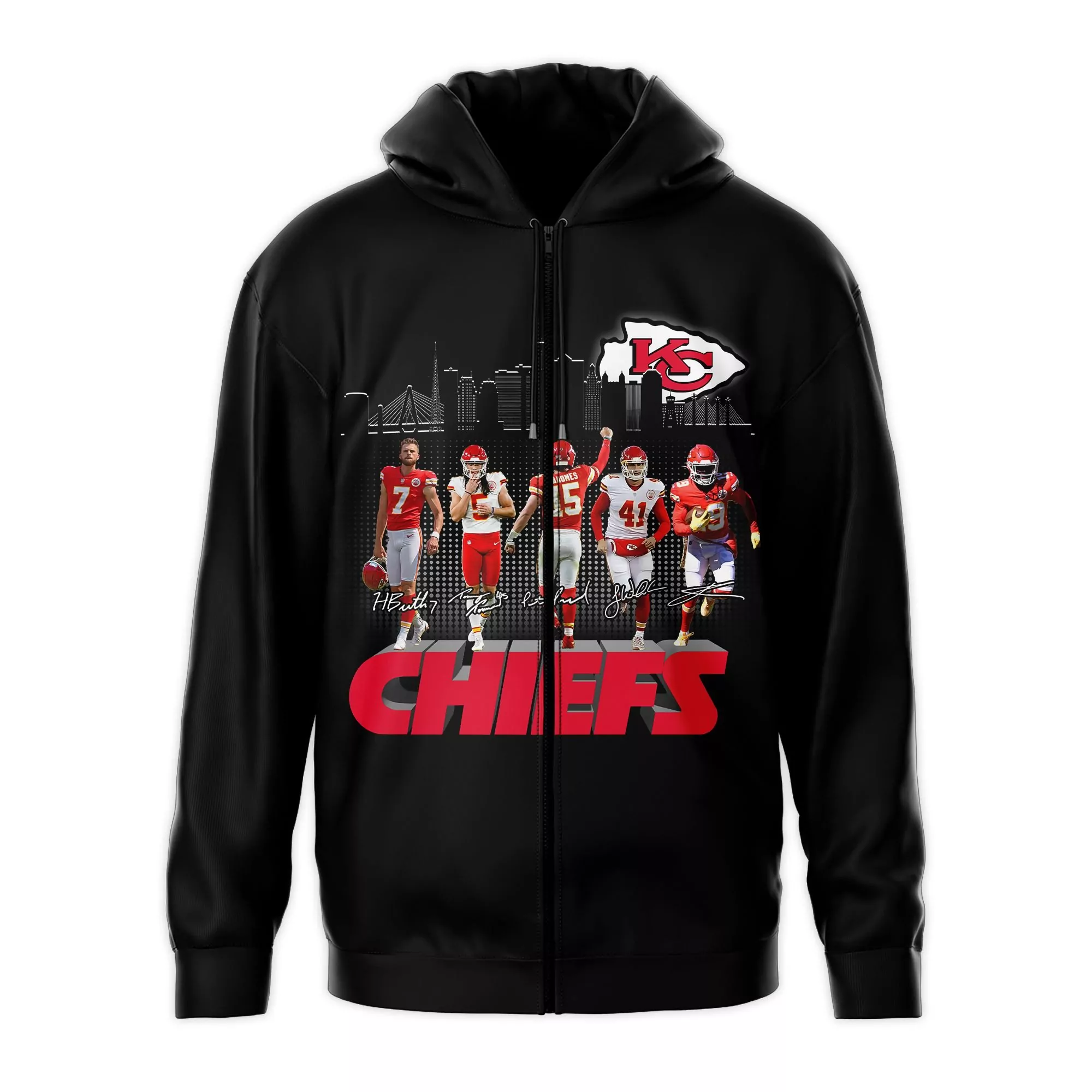 Kansas City Chiefs Limited Edition Zip Nml000210 3d