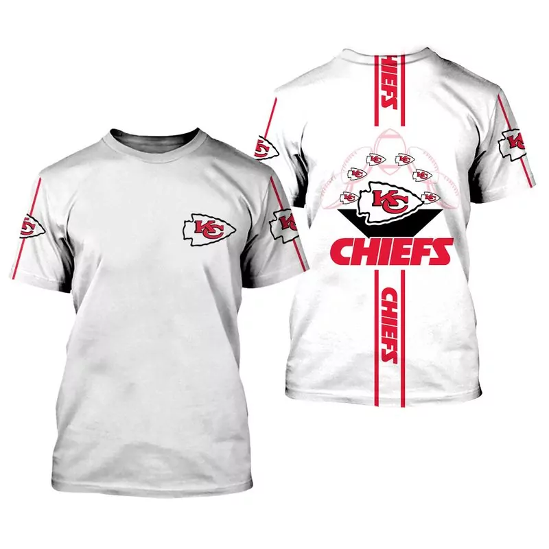 Kansas City Chiefs Modern Wave Custom 3d tshirt