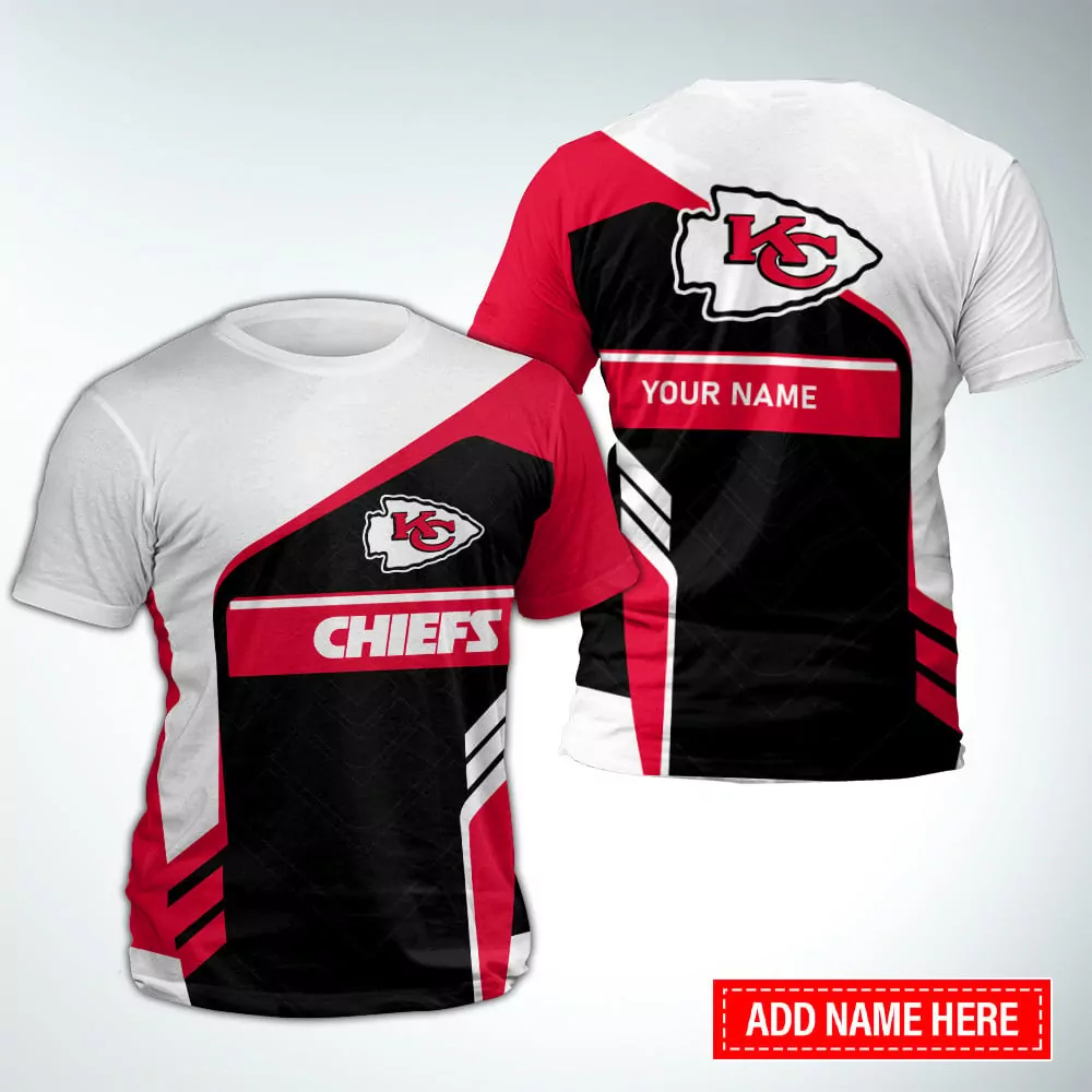 Kansas City Chiefs Modern Wave Custom 3d tshirt