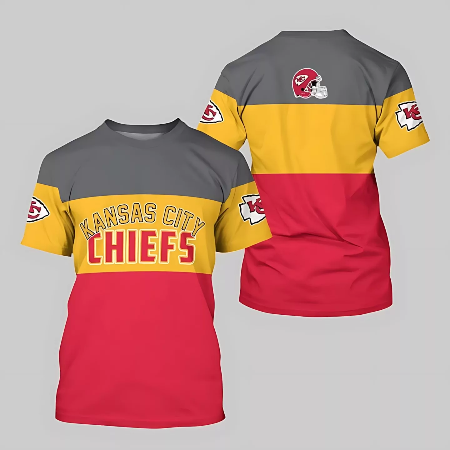 Kansas City Chiefs Modern Wave Custom 3d tshirt