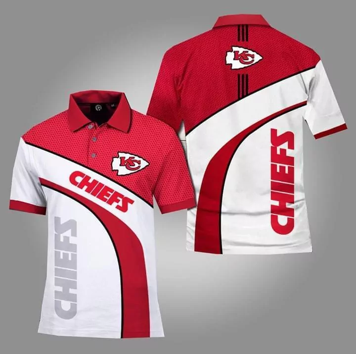 Kansas City Chiefs Nfl 3d polo