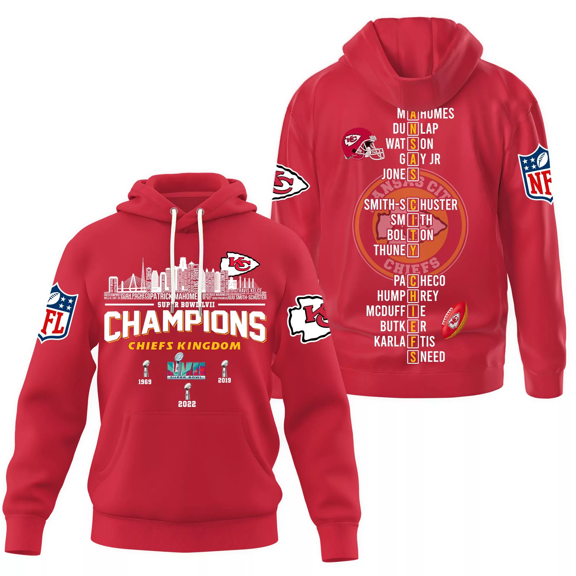 Kansas City Chiefs Nfl Limited Edition Unisex 01379 3d