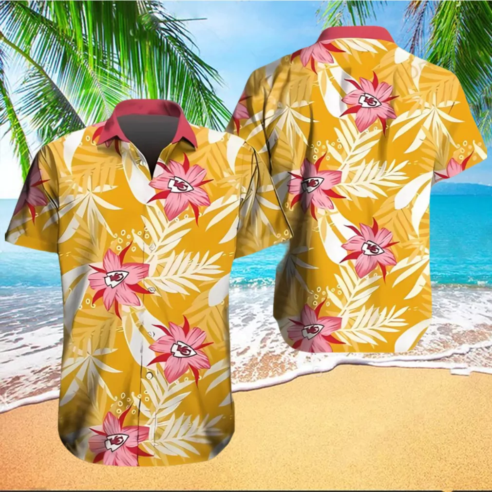 Kansas City Chiefs Pistil Hawaiian 3d hawaiian Shirt