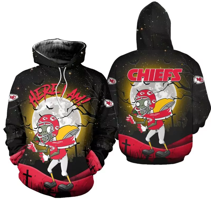 Kansas City Chiefs Skull Limited Edition Zip Unisex 01510 3d