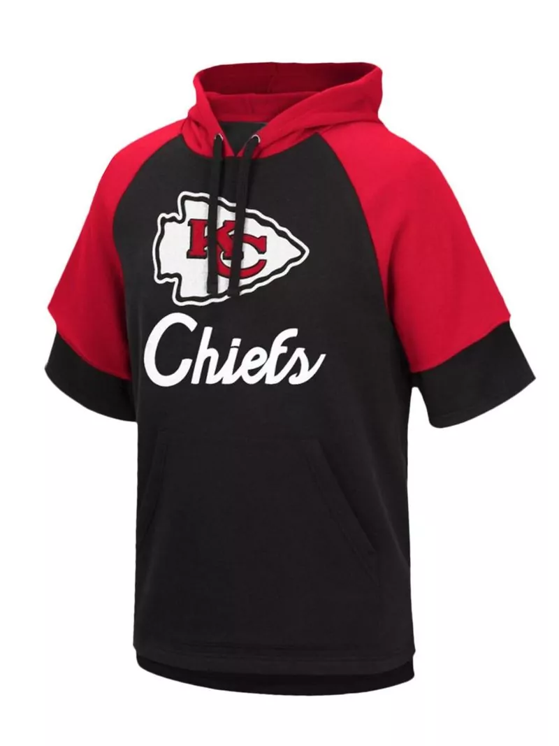 Kansas City Chiefs Summer Raglan Short Sleeve Pullover 05073 3d