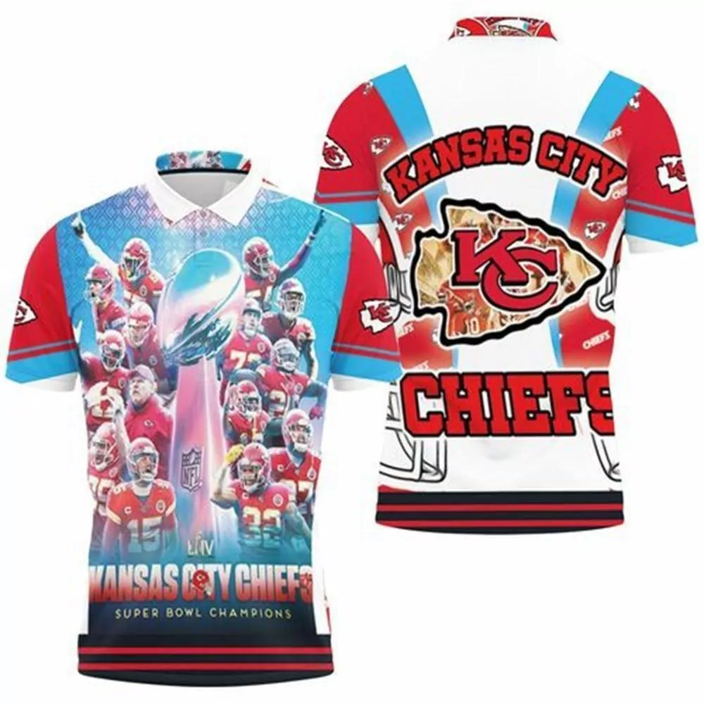 Kansas City Chiefs Super Bowl Champions Afc West Division 3d polo