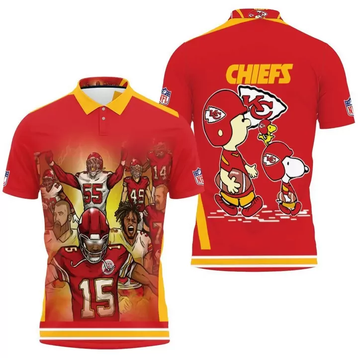 Kansas City Chiefs Super Bowl Fan Appreciation 3d polo