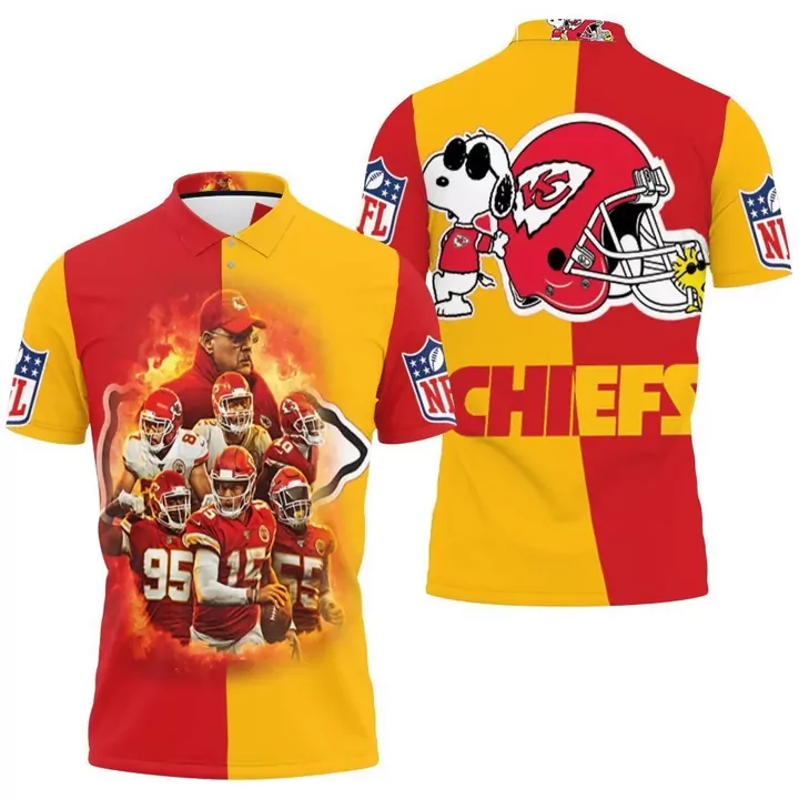 Kansas City Chiefs Super Bowl Fan Appreciation 3d polo