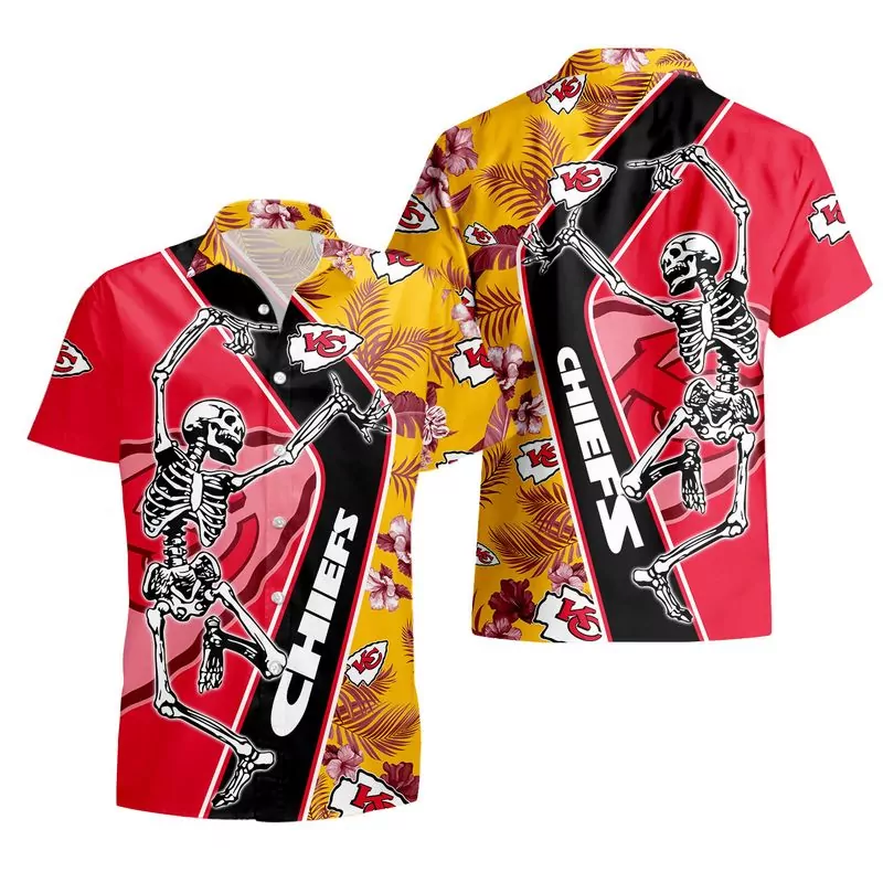 Kansas City Chiefs Tri Color Pride Hawaiian 3d hawaiian Shirt