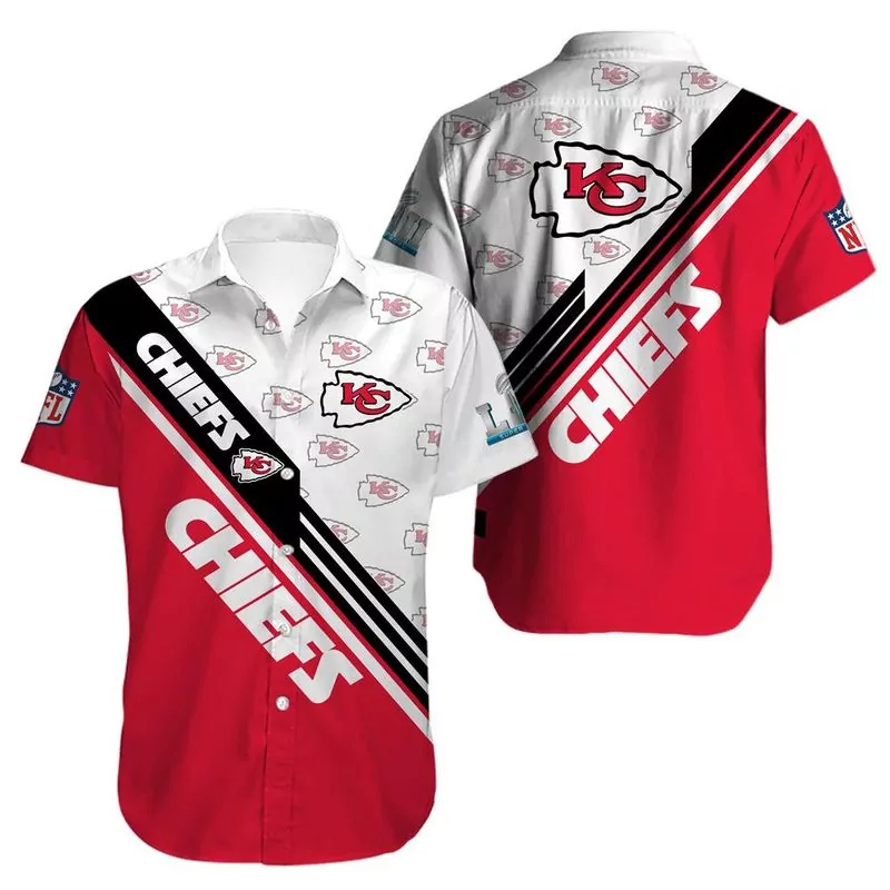 Kansas City Chiefs Tri Color Pride Hawaiian 3d hawaiian Shirt