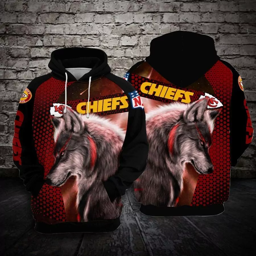 Kansas City Chiefs Wolf Design 3d