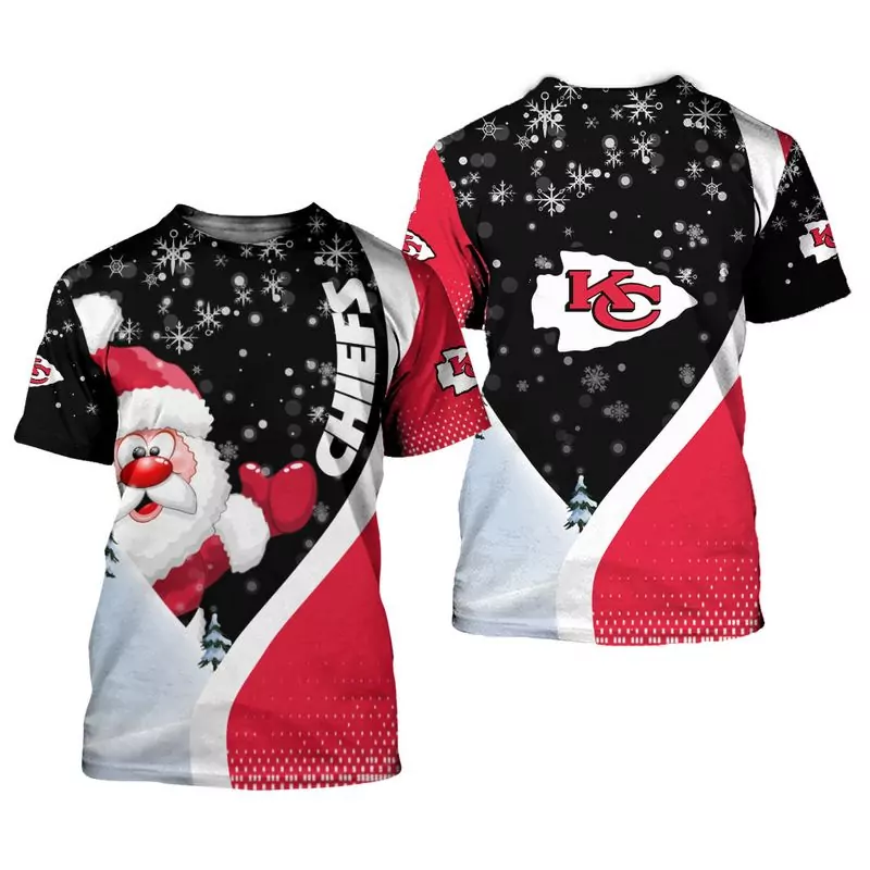 Kansas City Chiefs Xmas Snp Limited Edition Unisex s 28810 3d tshirt