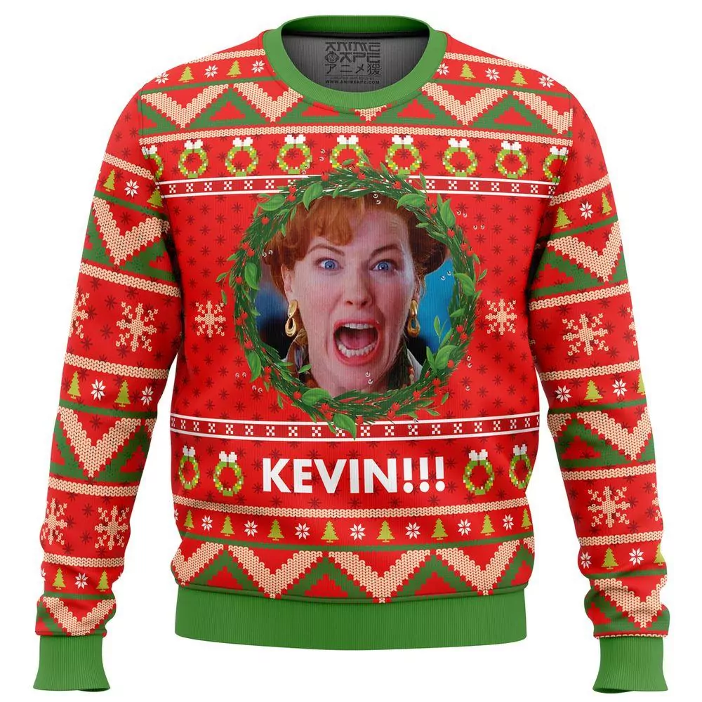 Kevin Home Alone Christmas 3d ugly sweatshirt