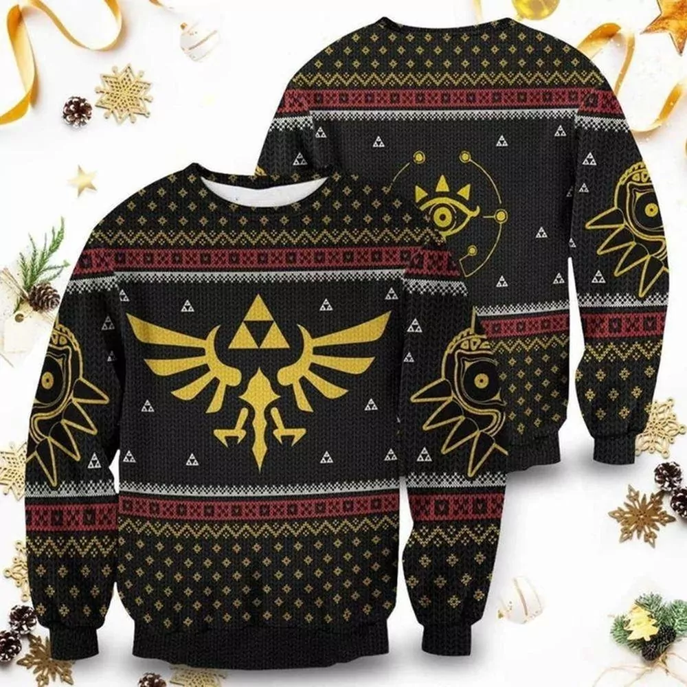 Last Christmas I Gave You My Heart Zelda Party Ideas Christmas Awesome 3d ugly sweatshirt