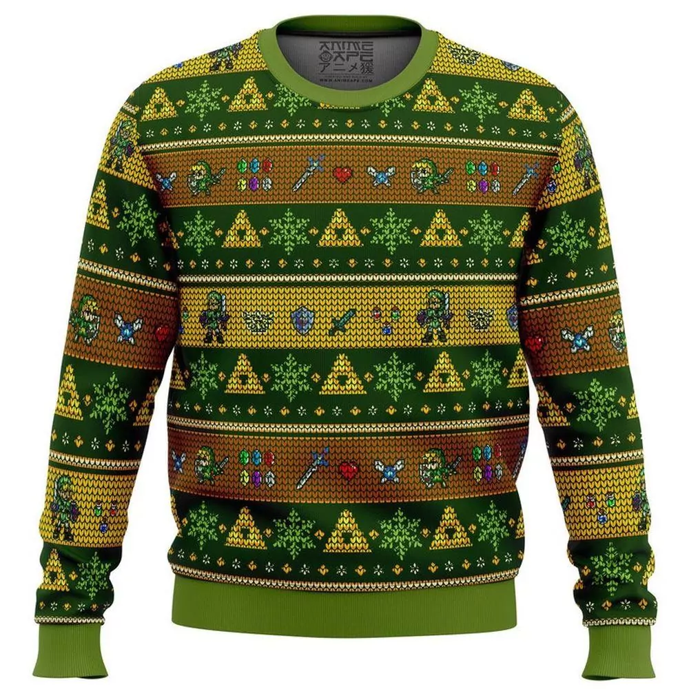 Link Adventure Legend Of Zelda Christmas 3d ugly sweatshirt
