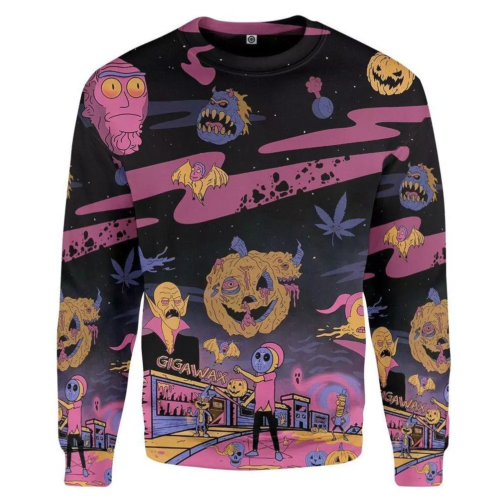 Llama Halloween Christmas Limited 3d ugly sweatshirt