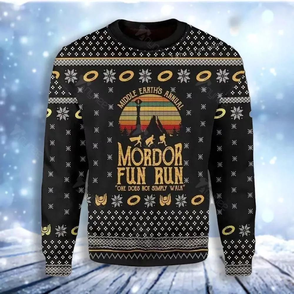 Lotr Merry Christmas Ya Filthy Hobbitses Awesome 3d ugly sweatshirt