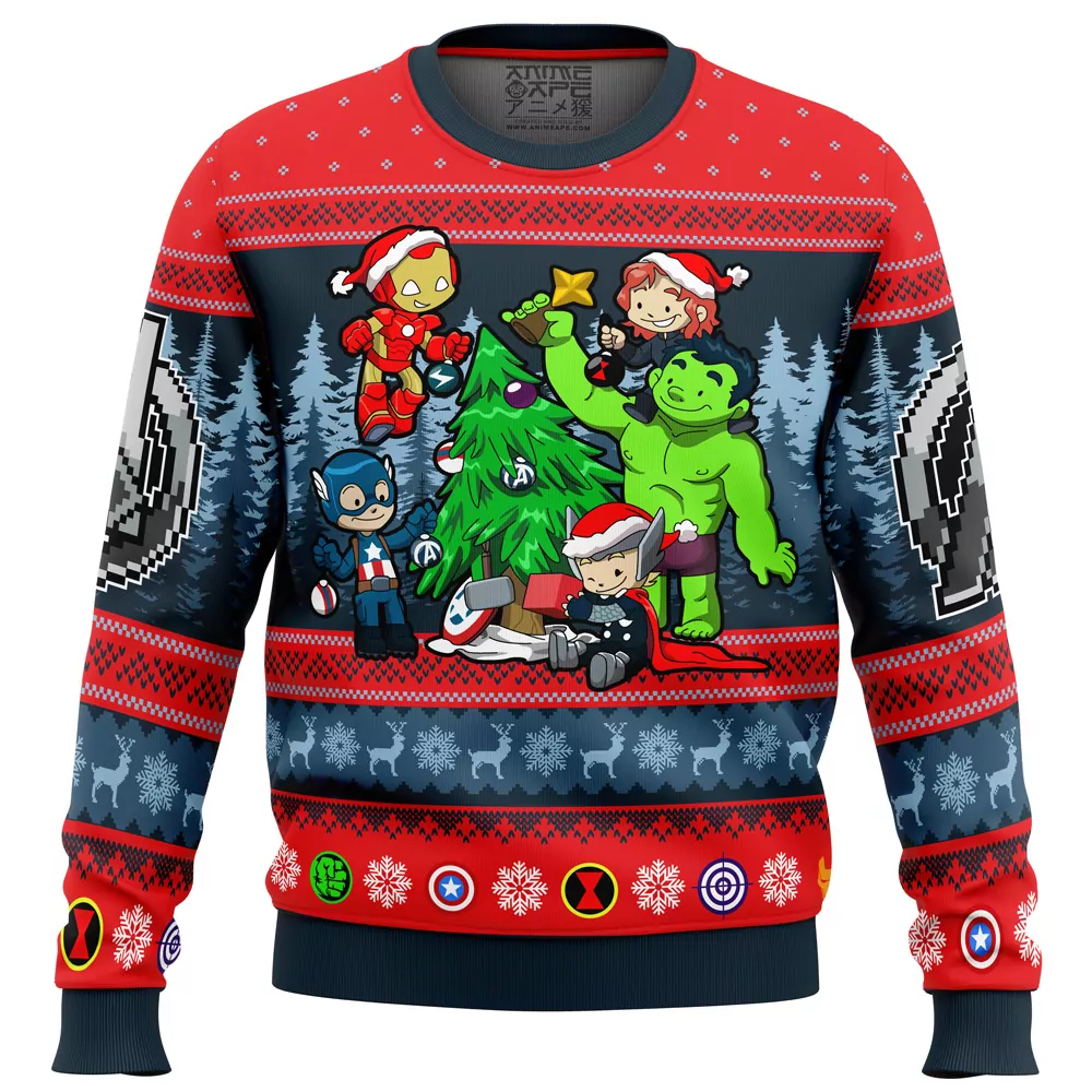 Mario Kart Christmas Holiday 3d ugly sweatshirt