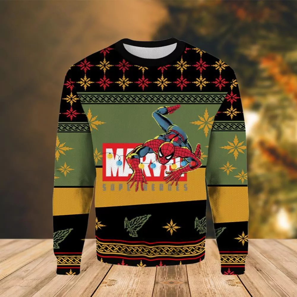 Marvel Avengers Retro Party Ideas Christmas Limited 3d ugly sweatshirt