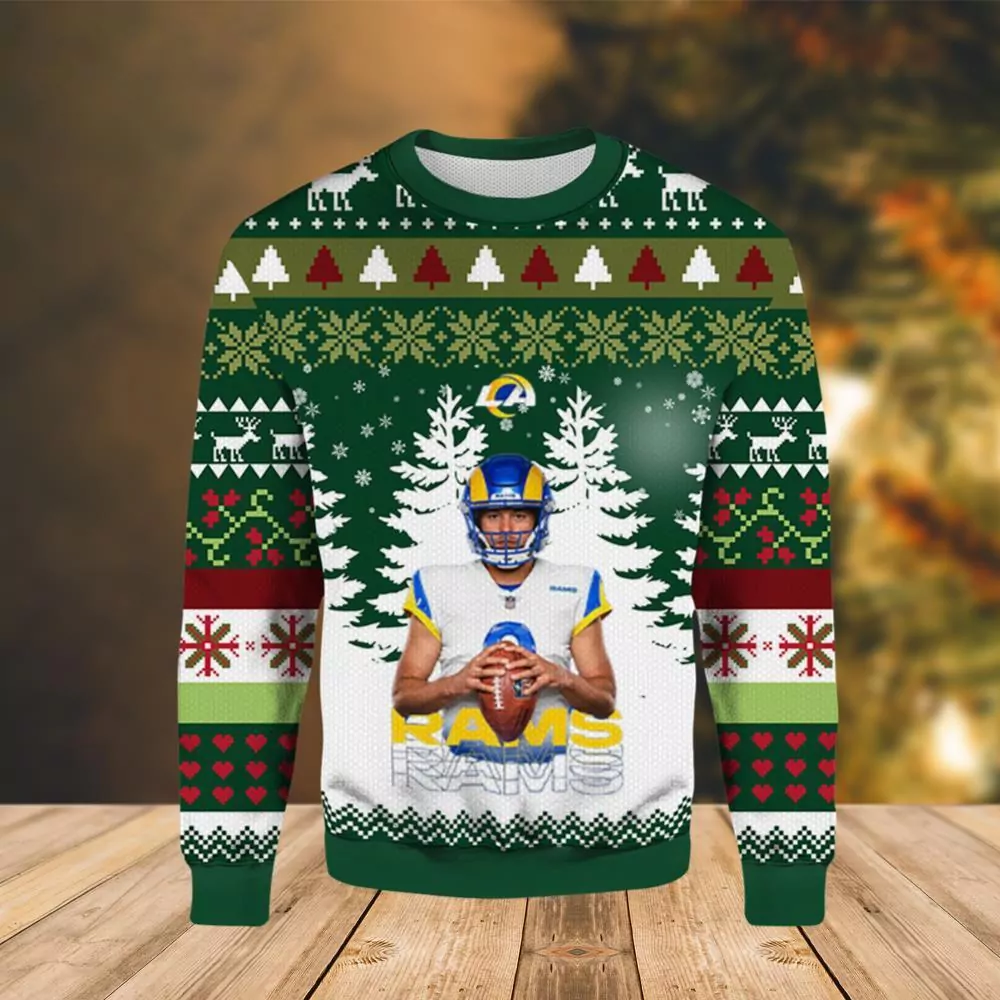 Matthew Stafford Los Angeles Rams Christmas Limited 3d ugly sweatshirt