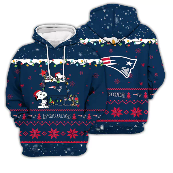 Merry Christmas new Season American Unisex Gift New England Patriots 3d