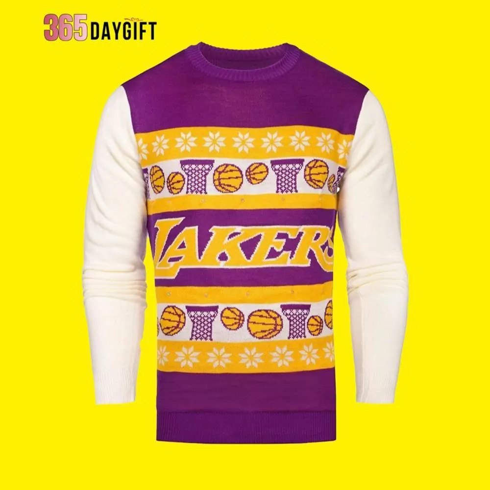 Merry Los Angeles Lakers Christmas 3d ugly sweatshirt